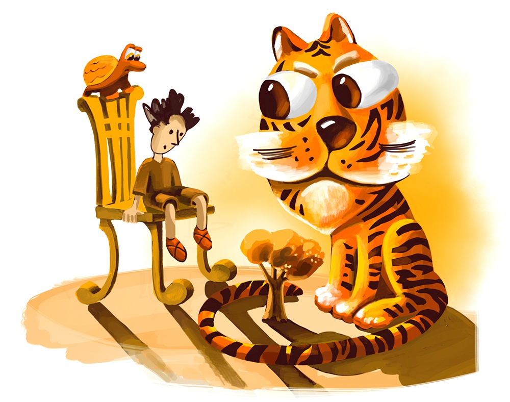 К сказке «Золотой тигр»